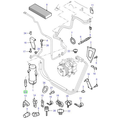 Air Conditioning Low Pressure Switch to suit VH / VJ / VM Ford Transit 95BW19E561AA / 1016565