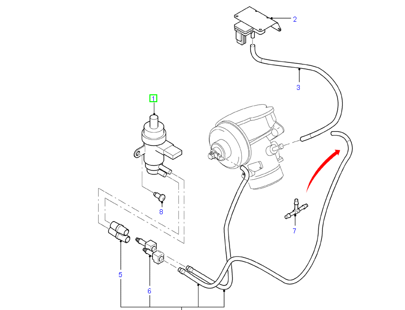 *Genuine EGR Vacuum Control Solenoid to suit VH/VJ Ford Transit 2.4L RWD YC1Q9E882AA / 1100027