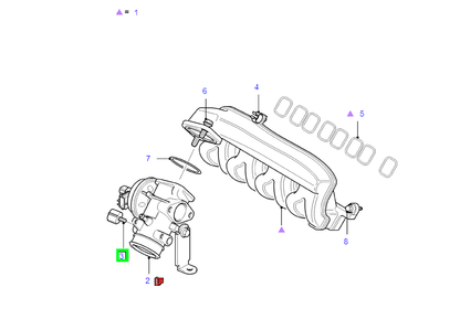 *Intake air temperature sensor to suit VH/VJ 2.4L Ford Transit RWD 9C1112A697BA / 1090457