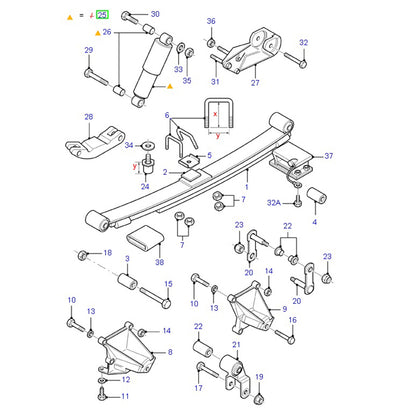 Rear Shock Absorber to suit VG Ford Transit 99VX18080JA / 1104441