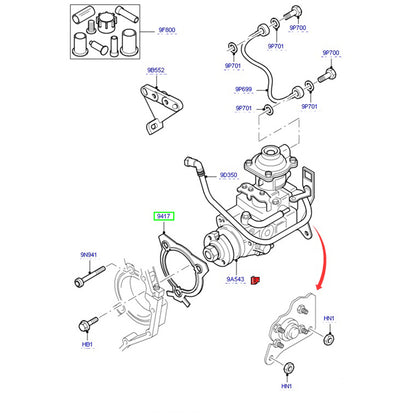 Fuel Injection Pump Gasket to suit VH / VJ Ford Transit 2C1Q9417AC / 1225037