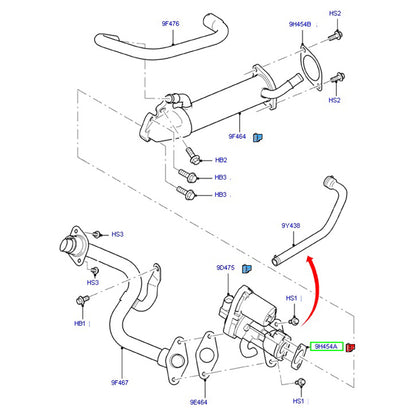 Genuine Ford EGR Gasket to suit VM Ford Transit 6C1Q9H454AB / 1372425