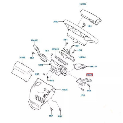 Indicator Switch / Arm / Indicator Stalk  to suit VM Ford Transit 6C1T13335AA / 1383686