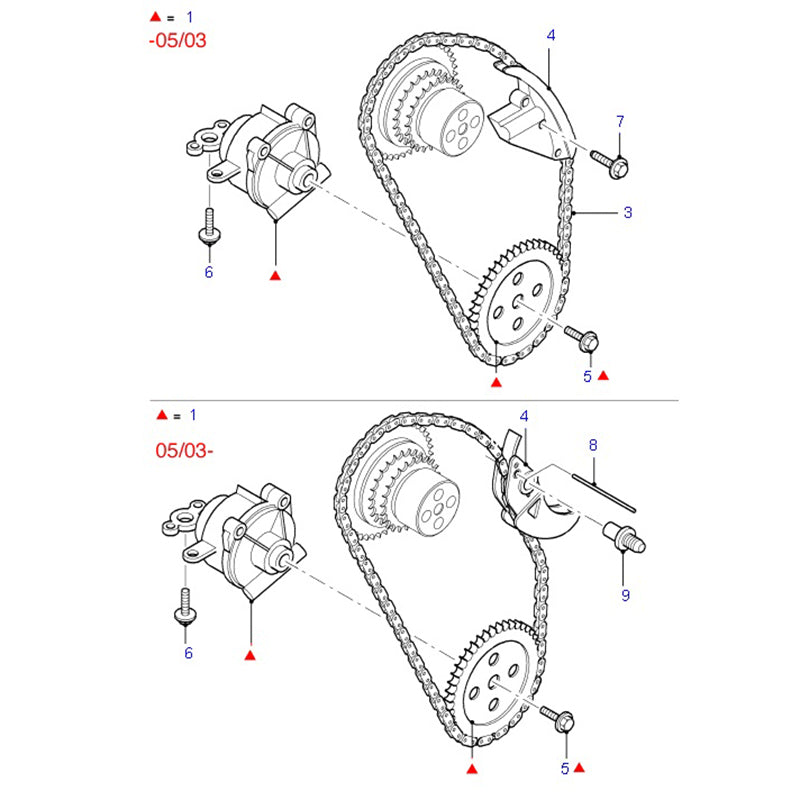 Oil Pump Assembly to suit 2.4L VH / VJ / VM Ford Transit 1C1Q6600CG / 1456884