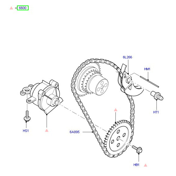 Oil Pump Assembly to suit 2.4L VH / VJ / VM Ford Transit 1C1Q6600CG / 1456884