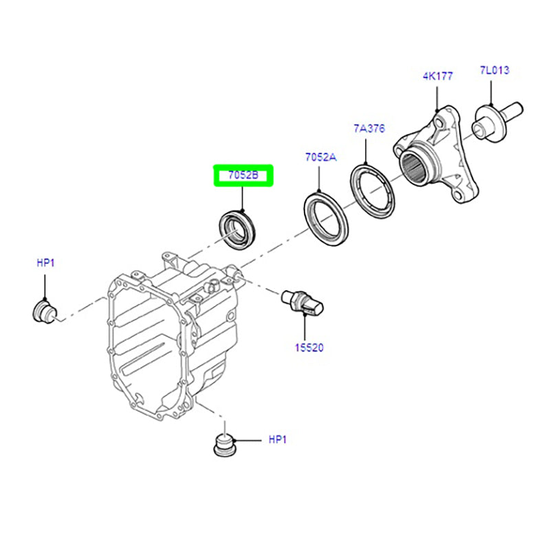 Gear Selector Shaft Oil Seal to suit VH / VJ / VM / VO MT75 / MT82 Ford Transit 4C1R7288AB / 1555461