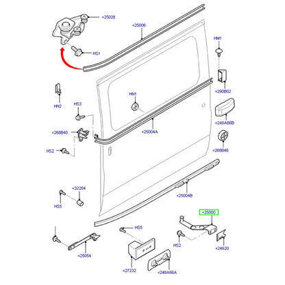 Sliding Door Lower Roller L/H to suit VM Ford Transit YC15V25001AH / 1667675