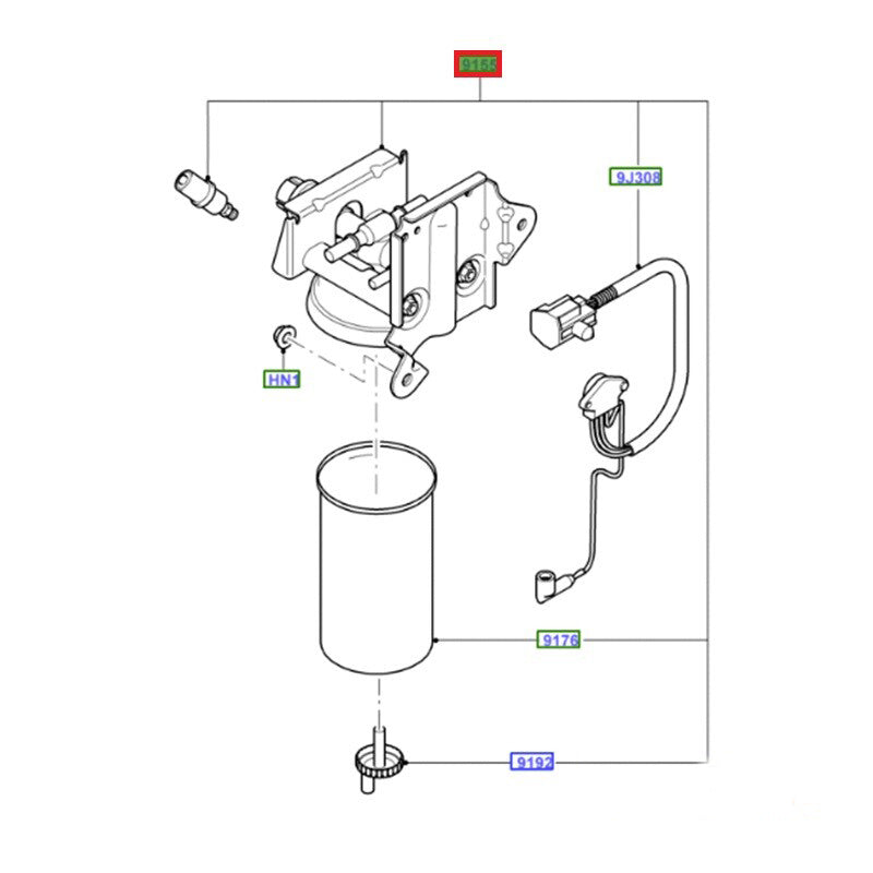 VM Ford Transit Fuel Filter Housing – Complete With Filter & Water Sensor 2009 – 2011*