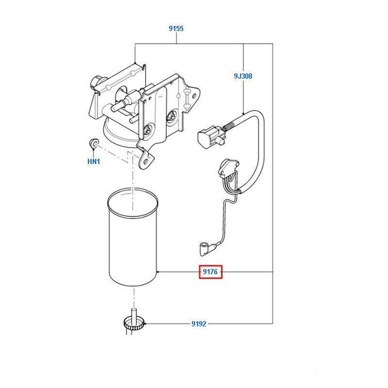 Genuine Fuel Filter to suit VM Ford Transit  6C119176AB / 1685861