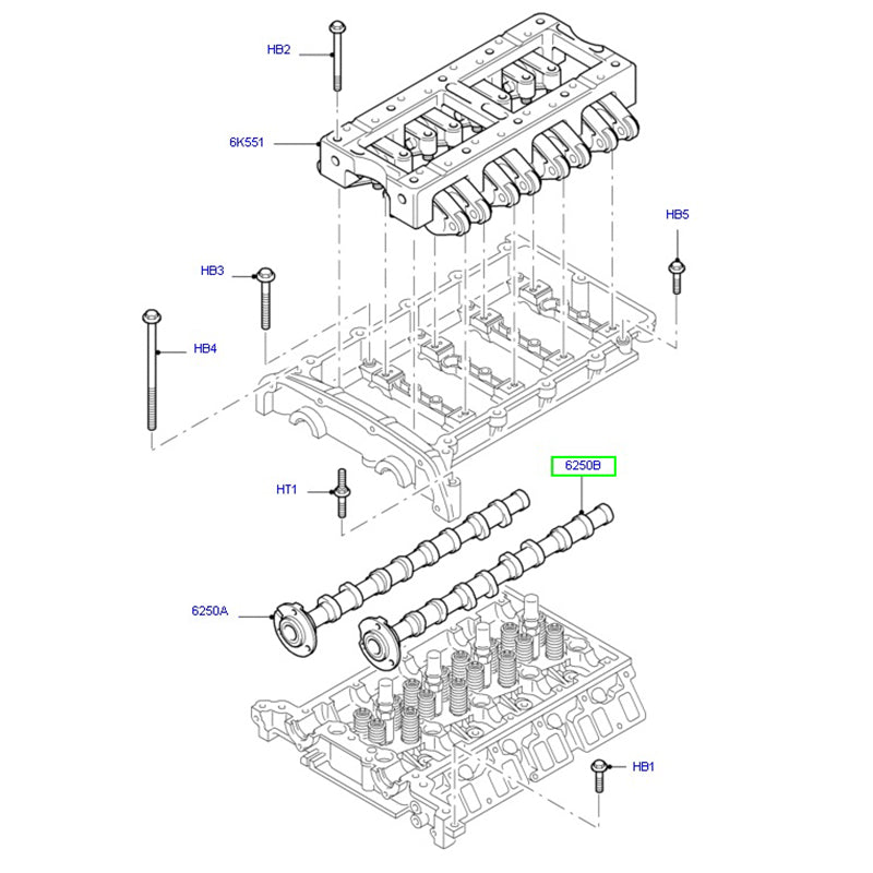 Inlet Camshaft To Suit Ford Transit VH/VJ Ford Transit 4C1Q6A270AB / 1688419