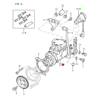 Reman Genuine High Pressure Diesel Fuel Pump to suit 2.4L RWD VH 90HP Ford Transit RMYC1Q9A543SF / 1353439