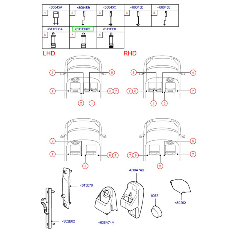 Genuine Front Seat Belt Assembly for Left or Right for VM Ford Transit Van Models 2006-2014*