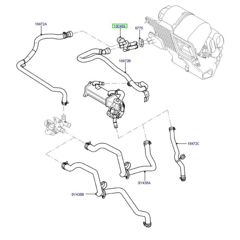 Heater Tap To Suit Ford Transit VM 2.2L CC1118D489AC / 1763307