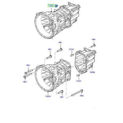 Genuine Complete MT82 6 Speed Manual Gear Box to suit 2.4 & 2.2L VM, VO  Ford Transit 2006 -Onwards CC1R7003AD / 2251609