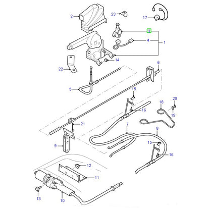 Handbrake Light Switch to suit VH, VJ, VM, VO Ford Transit 2F2T15852AB / 4417900