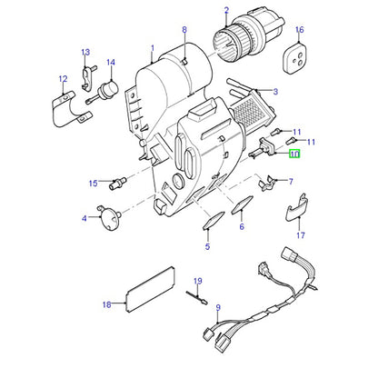 Fan Speed Resistor Heater Resistor - Regulator Assy to suit VG / VH / VJ VM Ford Transit 3C1H18B647AA / 4525162A