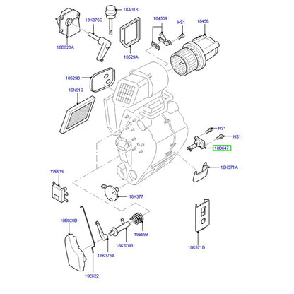 Fan Speed Resistor Heater Resistor - Regulator Assy to suit VG / VH / VJ VM Ford Transit 3C1H18B647AA / 4525162A