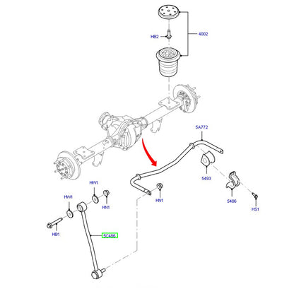 Genuine Rear Sway Bar Link Rod to suit VJ / VH / VM Ford Transit Van YC155C486AF / 4709303