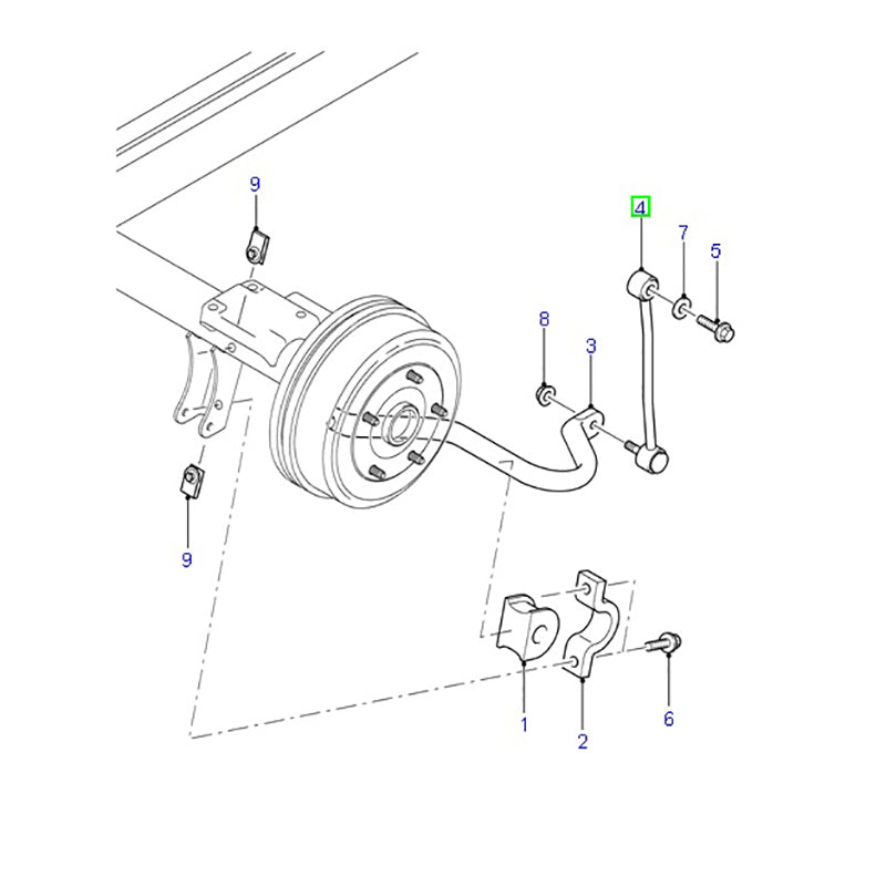 Genuine Rear Sway Bar Link Rod to suit VJ / VH / VM Ford Transit Van YC155C486AF / 4709303