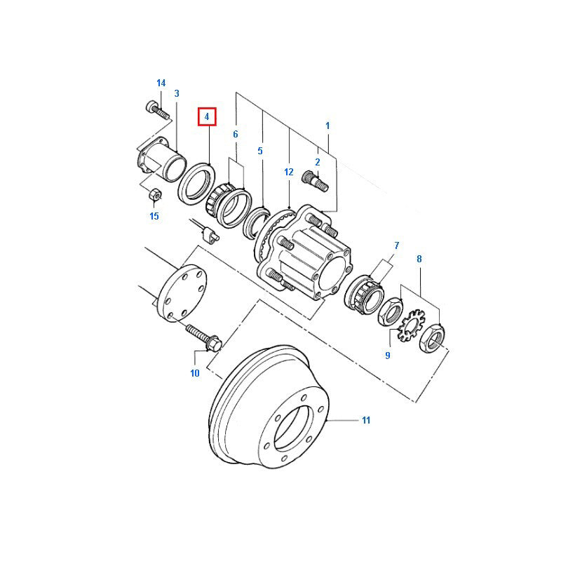 Half Shaft / Rear Hub Oil Seal - Small Inner Seal to suit DRW VG / VH / VJ Ford Transit 86VB1175C1A / 6143629