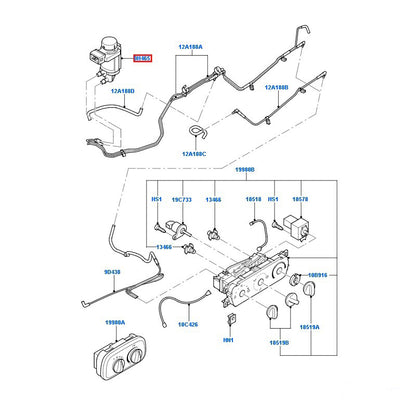 Vacuum Control Solenoid to suit VM Ford Transit 92BA9H456AB / 6580879