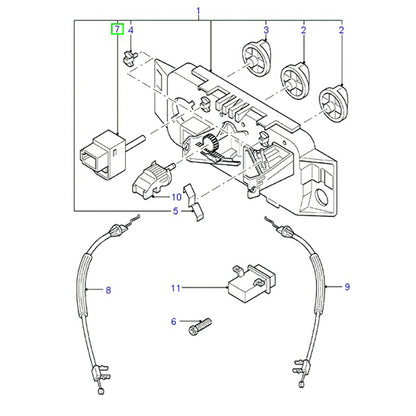 Fan Speed Switch - No AC to suit VG Ford Transit 95VW18578CA / 7112014