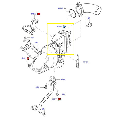 Turbo Charger Waste Gate Actuator to suit VM 2.4L RWD Ford Transit for 752610-5013S