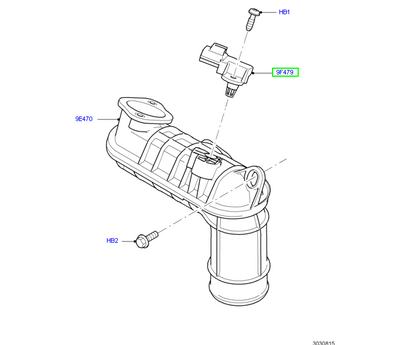 Boost Pressure Sensor to suit 2.2L VM Ford Transit 6C119F479AB / 1503280